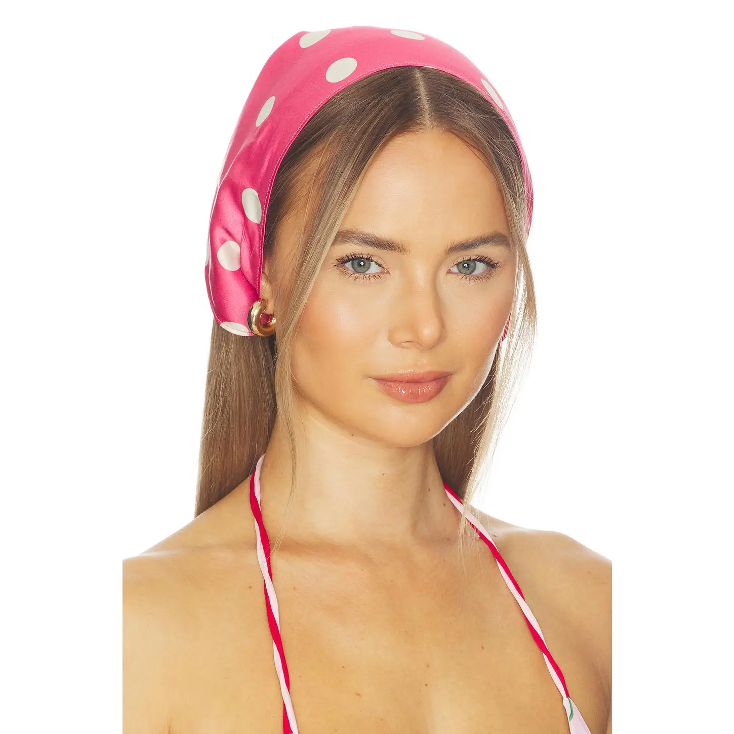 For Love & Lemons Lillian Bandana in Pink
