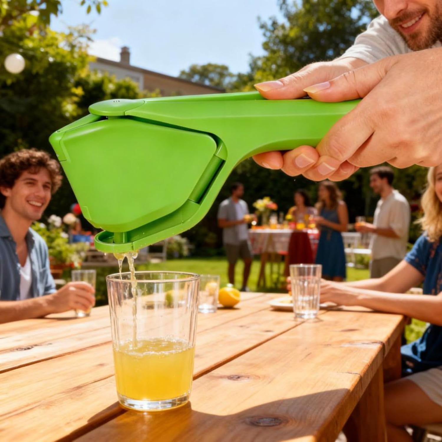 Lemon Squeezer, Effective Squeezing Juice Press, Easy-to-Use, Sturdy Flat Manual Lemon Juicer, Lime Squeezer, Citrus Juice Presser, to Squeeze Lemons, Limes, Citrus, oranges And Other Fruits