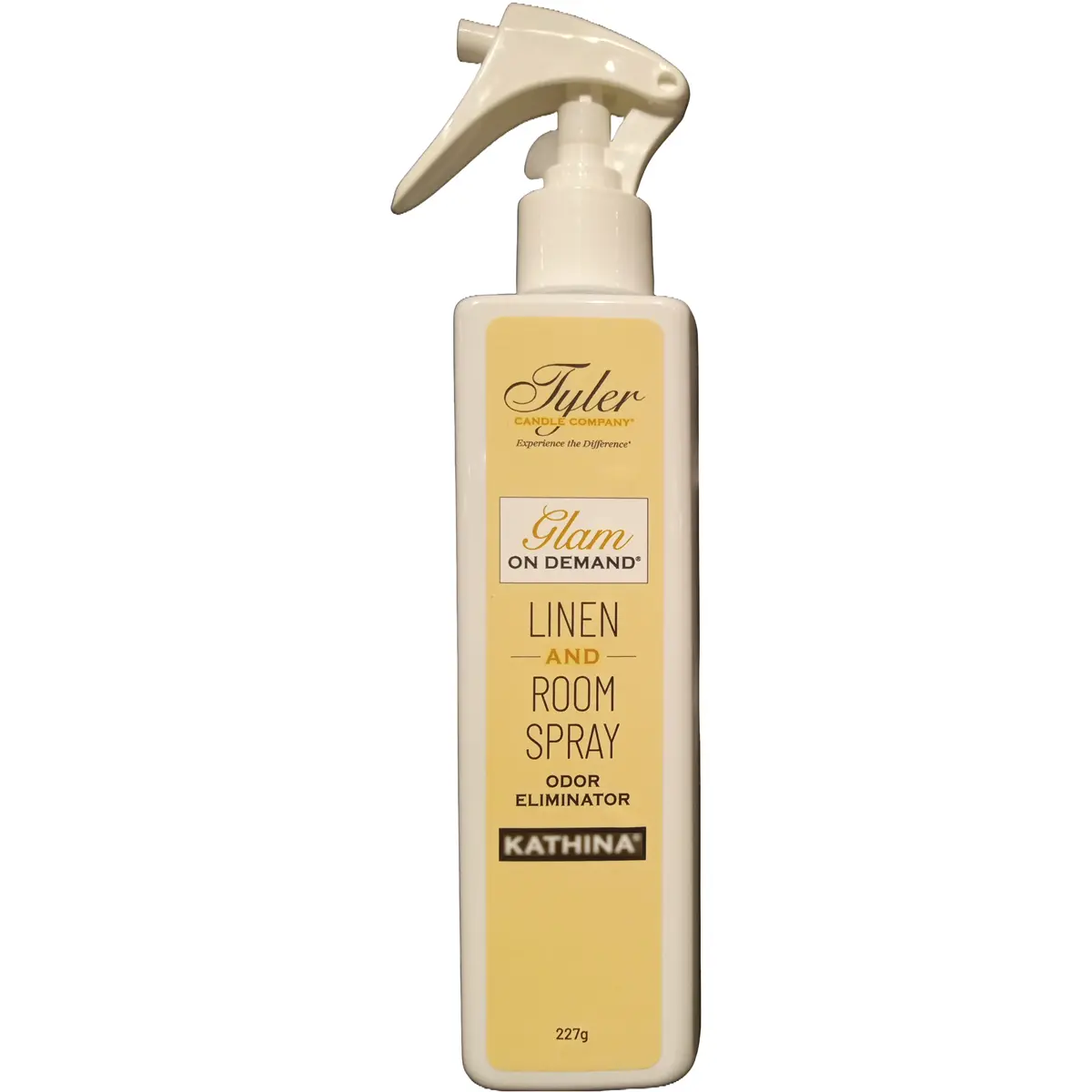 Tyler Candle Company 8oz/227g Scented Linen & Room Spray - Kathina Glam On Demand Odor Eliminator, Lily Citrus Rose Fragrance, Fast Glam Refresh, Dramatic Sensory Hit, 24-Month Shelf Life, Indoor Home Use Single Unit