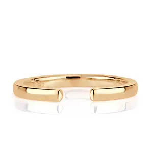 Solid Open Wedding Band