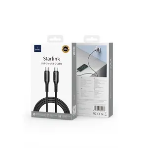 【Reduce Battery Consumption】60W USB-C to USB-C Charging Cable 3.2ft, Braided Fast Charging Cord for iPhone 17 16 Plus, Samsung S25 Ultra, Pixel 9 Pro, iPad Air, MacBook Air - Tangle-Free Durable Black Type C Cable