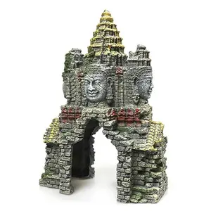 Resin Erawan Statue Aquarium Decoration, Betta Hideout Rock and Playground