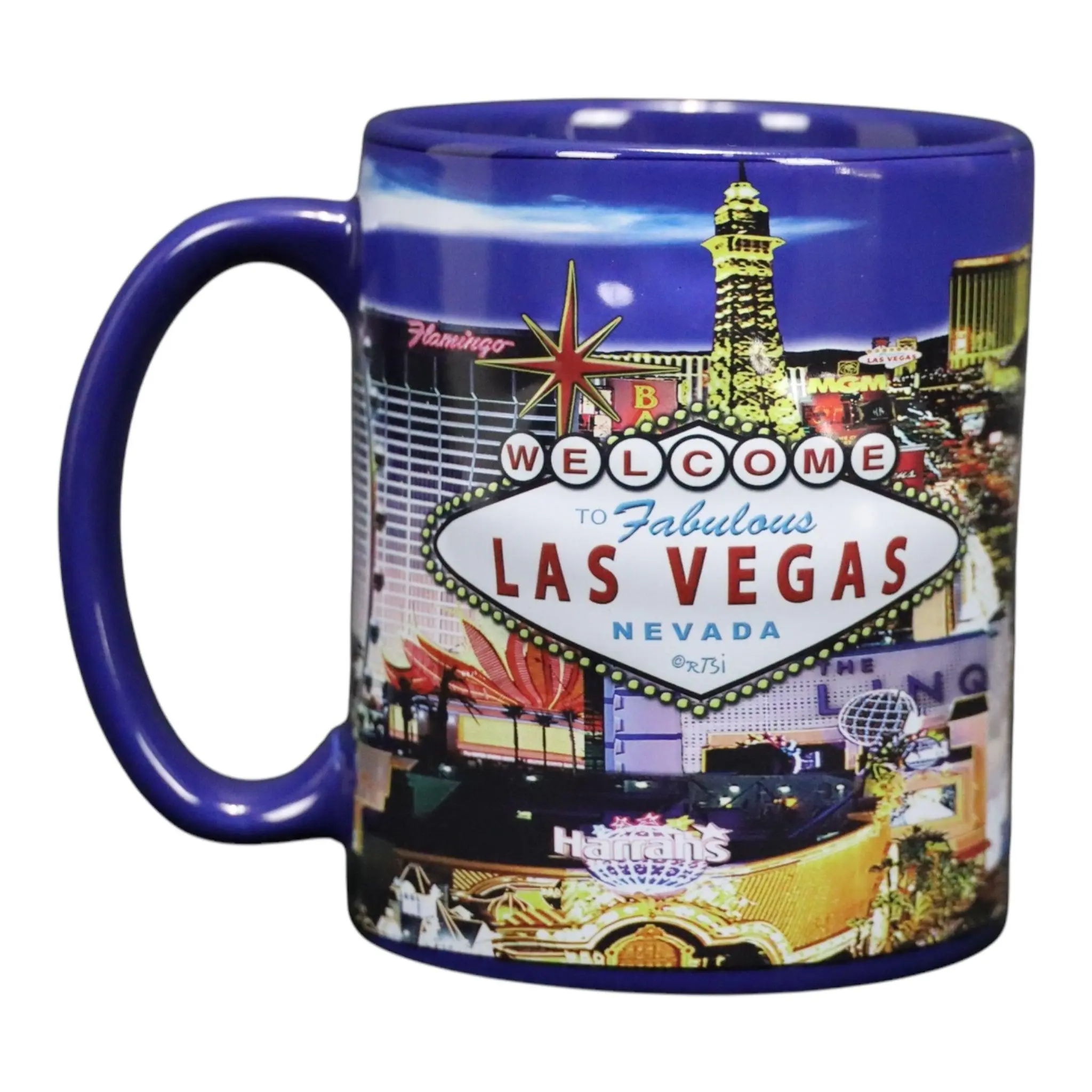 Las Vegas Blue Strip Souvenir Mug — 22 oz