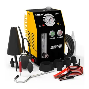 SOLARY SD305 EVAP Smoke Leak Detector – 12V Automotive Diagnostic Machine with Built-in Air Pump, Flowmeter & Pressure Gauge (No Smoke Oil)
