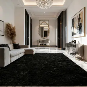 1pc 8x10 Feet, Super Soft Thickened Fluffy Area rug for Living Room, Plush Shaggy Area rug for Bedroom, Faux Fur rug for Home Decor