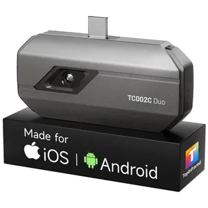 TOPDON TC002C Duo Thermal Camera, Thermal Imager, Compatible with Any USB-C iPhone, iPad & Android Device, 512 x 384 Super Resolution, 256 x 192 IR Resolution