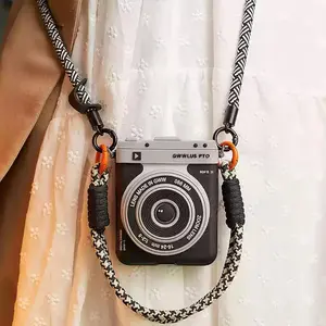 Magnetic Vintage Phone Case with Removable Neck Strap for Motorola Razr Plus 2026, 2025 & 2024