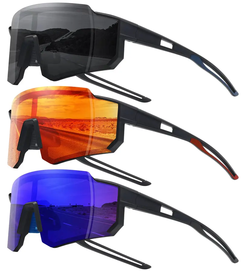 Sunglasses For Women KALIYADI Polarized Sport Sunglasses – UV400 Protection, Wraparound Style For Running, Cycling, Fishing Men Sunglasses - View #6