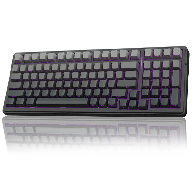 AULA F99 Pro Wireless Mechanical Keyboard - Gasket Hot Swappable Custom Setup, RGB Backlit, Pre-lubed Linear Switch, Side Printed PBT Keycaps, Tri-Mode 2.4GHz/USB-C/BT5.0, Dust Cover x1, Mechanical Feeling Keyboard, PC Gaming & Office Accessories, Pc Gami
