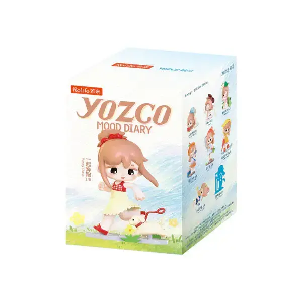 Rolife Yozco Gentle Art Mood Magic Miniature Toy Blind Bags, Collectible Doll Set, Surprise Cartoon Art Mood Diary Figure Dolls, New Edition