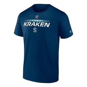 Seattle Kraken AP Wordmark Navy Youth Tee
