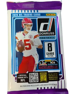 2025 Panini Donruss Football Retail 1-Pack  From Box