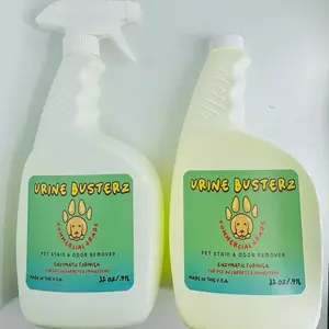 Urine Busterz Pet Stain & Odor Remover - Commercial Grade, Made in the USA, 2 Pack