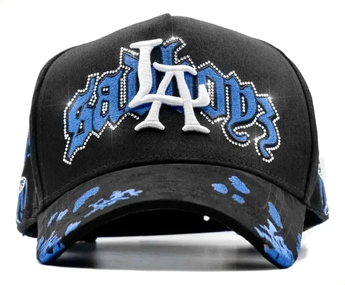 G5 Premium Grade Casual Baseball Cap, Dandy Hats Angel Azul X Junior H Sad Boyz Co-branded Trendy Headwear