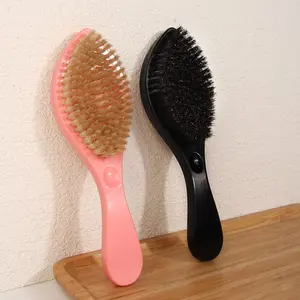 Beard Styling Brush, 1 Count Soft Bristles Beard Brush, Heatless Styling Tool for Men, Hair Styling Tool for Home and Salon Use, Grooming Brush