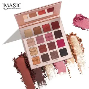 IMAGIC 16-Color Eyeshadow Palette Gift Set - Features Matte & Shimmer Finishes for Captivating Eye Looks