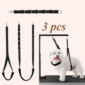 1Set Dog Grooming Belly Strap - Dog Grooming Table Arm Extension Strap with Adjustable D-Ring for Bathing Restraint, No Sitting Hanging Frame, Suitable for Small And Medium Dogs And Cats for Grooming And Washing summervibes