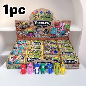 Random 1pc Monster Series Blind Box Keychain Capsule Gift, Surprise Collectible Figure for Party Favors, Perfect Gift for Valentine's & Easter Keychain Series Figures