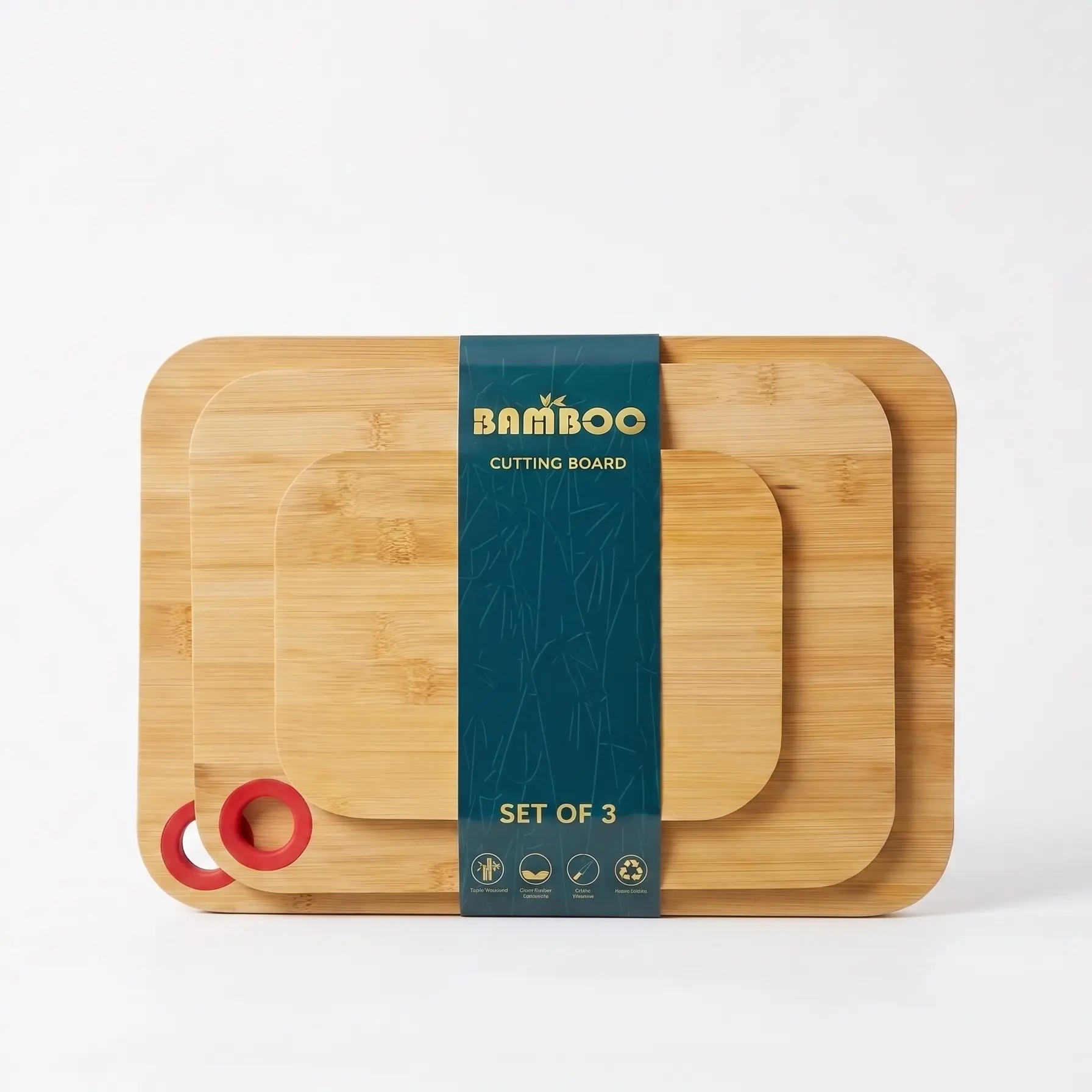 Bamboo Cutting Board Set of 3