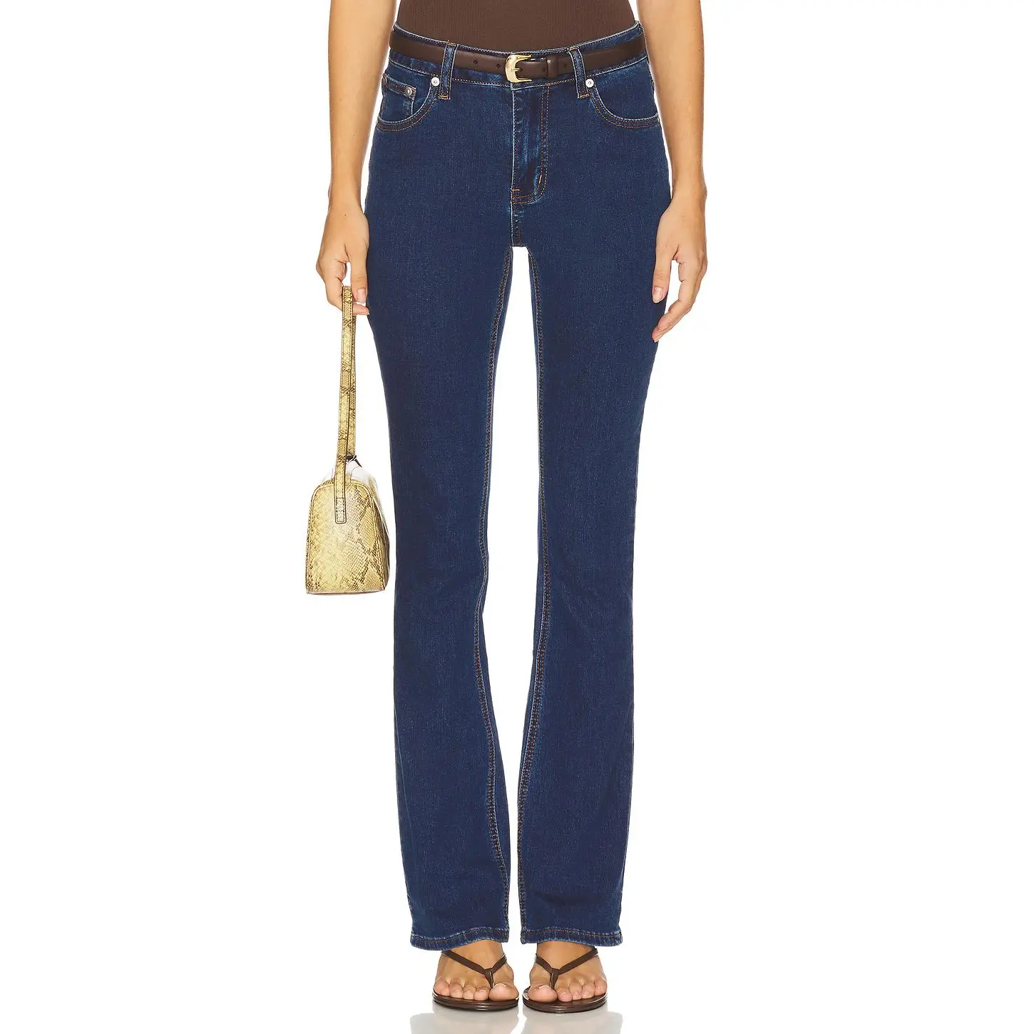 MORE TO COME Genova Denim Jean in Denim Blue
