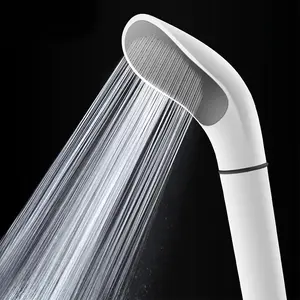 High-Quality Pressure Rain Shower Head - White Water-Saving Filter Nozzle Shower Head with High-Pressure Design for Bathroom. Efficient Water-Saving Performance, Filter Nozzle Reduces Limescale Build-Up, White Finish Complements Various Bathroom Styles.