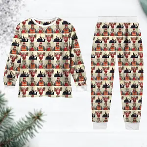 Long Sleeve Trump Christmas  Pajamas, Trump Christmas Pajamas Set