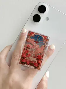 Personalized MagSafe Phone Grip, Bookish Kindle Holder, Custom Name Pop Socket Stand, Magnetic Phone Grip for iPhone Kindle, Aesthetic Gift for Her