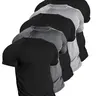 Men's Plain Round Neck Short Sleeve Sports Tee, Activewear Tee, Quick Drying Breathable Crew Neck T-shirt, Men's Sportswear for Gym Workout Running, Gym Wear