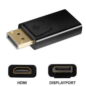 Display Port to HDMI Male Female Adapter Converter DisplayPort DP to HDMI