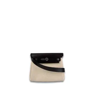 Pre-owned HERMÈS Canvas Shoulder Bags Herbag Zip 20
