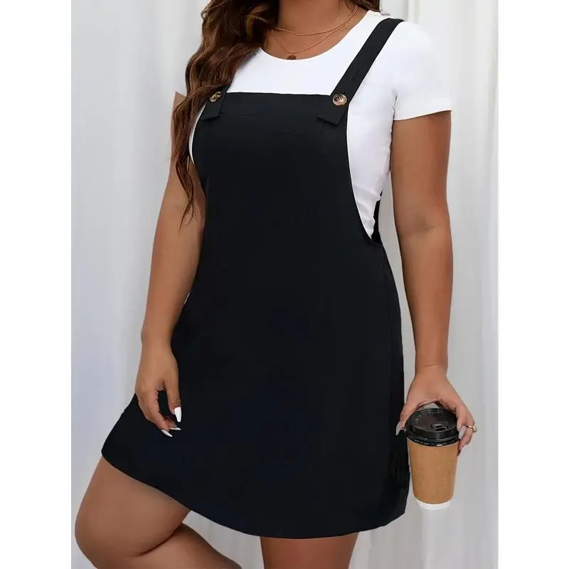 maxi pink dress Lucille Washed Denim Overall Dress – Lena Layne main image 1