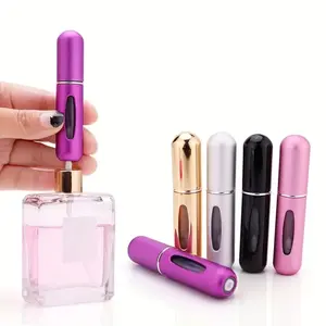 Portable 5ML Refillable Perfume Bottle, Mini Cosmetic Spray Bottle, Reusable Scent Dispenser, Travel-Friendly Fragrance Container, Daily