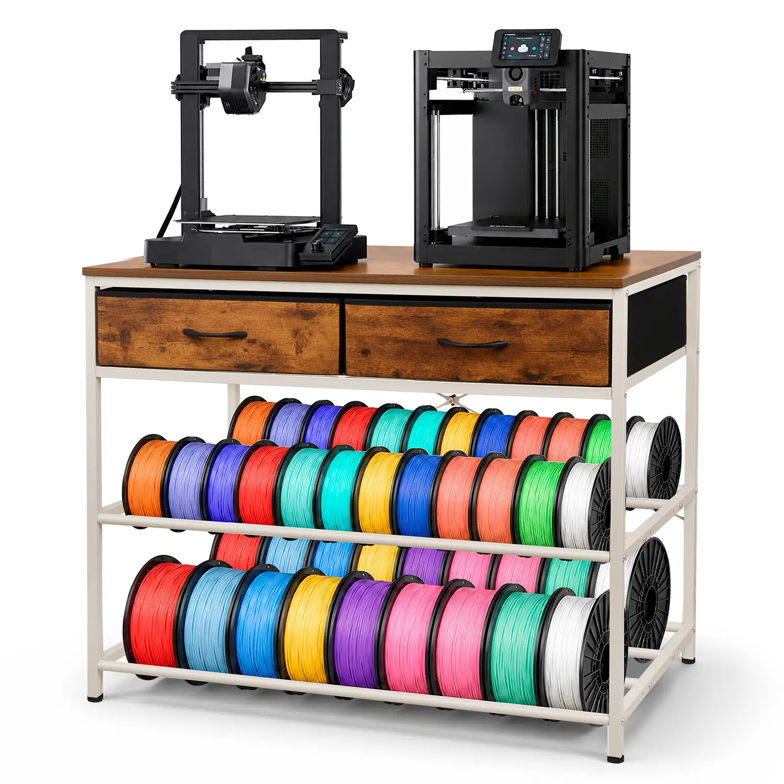 3D Printer Stand with Filaments Storage, Sturdy 39.4" 3D Printer Table Rack | Heavy Duty
