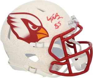 Trey McBride Arizona Cardinals Autographed Riddell 2025 Rivalry Speed Mini Helmet - Fanatics Authentic Certified