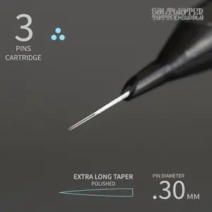 Bugpin Round Liners 0.30mm - Cartridge