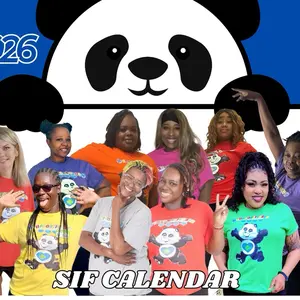 SIF 2026 SUPPORTISFREE Spotlight Calendar - 12 Monthly Spotlights of Board & Honorary Members, Full-Color, High-Resolution Print, Perfect for Home, Office, Classroom, or Studio
