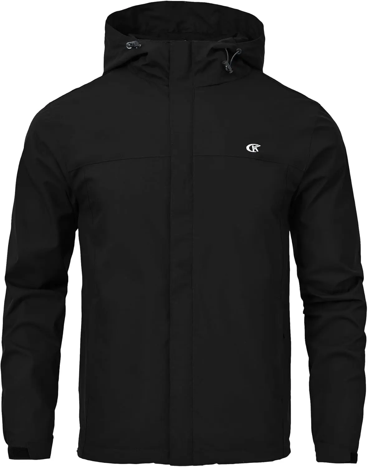 YUYANGDPB Men's Waterproof Windproof Breathable Softshell Jacket - Lightweight Hooded Outdoor Hiking Camping Fishing Sports Workwear