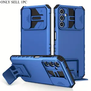 Shockproof Phone Case with Stand, Lightweight Shockproof Cover, Phone Protective Cover, Phone Accessory Compatible with Samsung Galaxy A16 A15 A14 A13 A33 A34 A35 A53 A54 A55 4G/5G, Casing