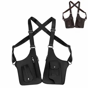 (Christmas Gift) New Men's Tactical Shoulder Bag with Multiple Pockets, Outdoor Anti-theft Tactical Pack (Black and Brown Available)