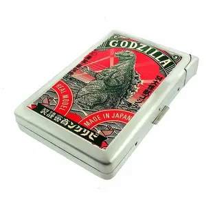 Vintage Monster Metal Case with Built in Lighter