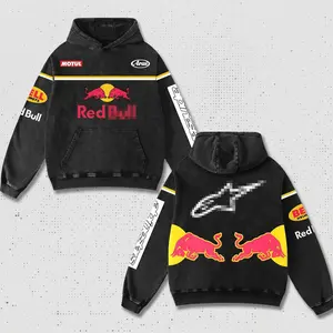 Retro A-stars x Bell Hellmets x Red Racing Hoodie Washed, MotoGP World Championship Enthusiast, Motorcycle Off Road Dirt Bike Graphic Streetwear, Heavyweight Biker Sweatshirt, Retro Moto Gear Motorbike Apparel Men’s Aesthetic Y2K Racing Jacket Style