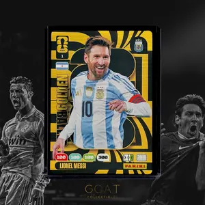 2026 FIFA World Cup Messi Golden Baller Card | Adrenalyn XL Panini FIFA World Cup 2026 Trading Card Starter Set