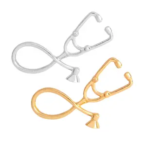 Medical Stethoscope Pin