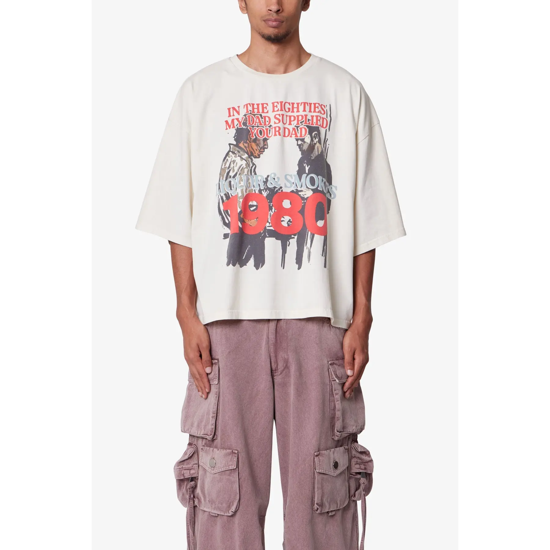 mnml Supplier Printed Tee - White