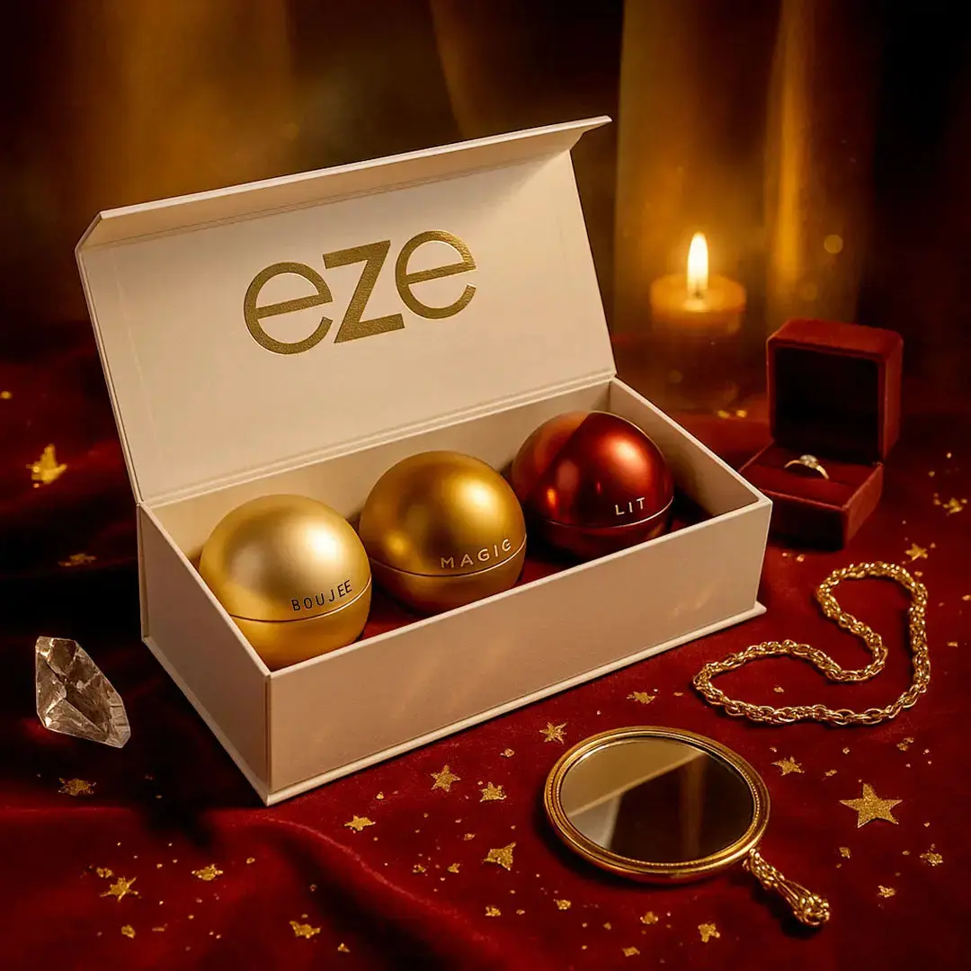 Eze Elevate Perfume Gift Box Unisex 3 x 1 oz | Long Lasting 12+ Hours | Lit, Boujee & Magic | Floral, Oud, Spice, Amber, Vanilla | Eau de Parfum | Vegan & Cruelty Free | Gift for Her & Him