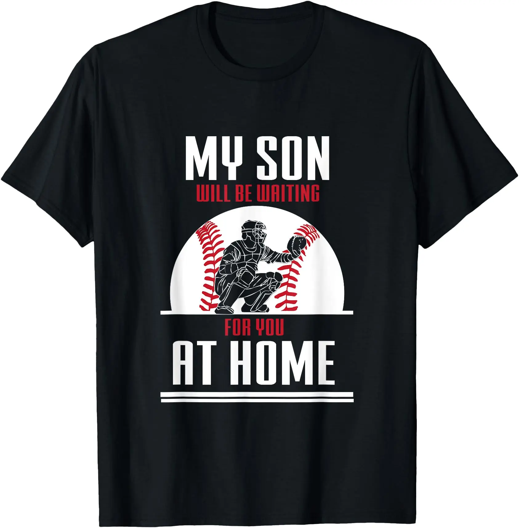 Baseball Catcher Shirt Sport Team Coach Gift Unisex T-Shirt Cotton Menswear Man Classic