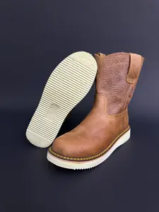 Men’s Roofing Wellington Wedge Work Boots Mil Rayas