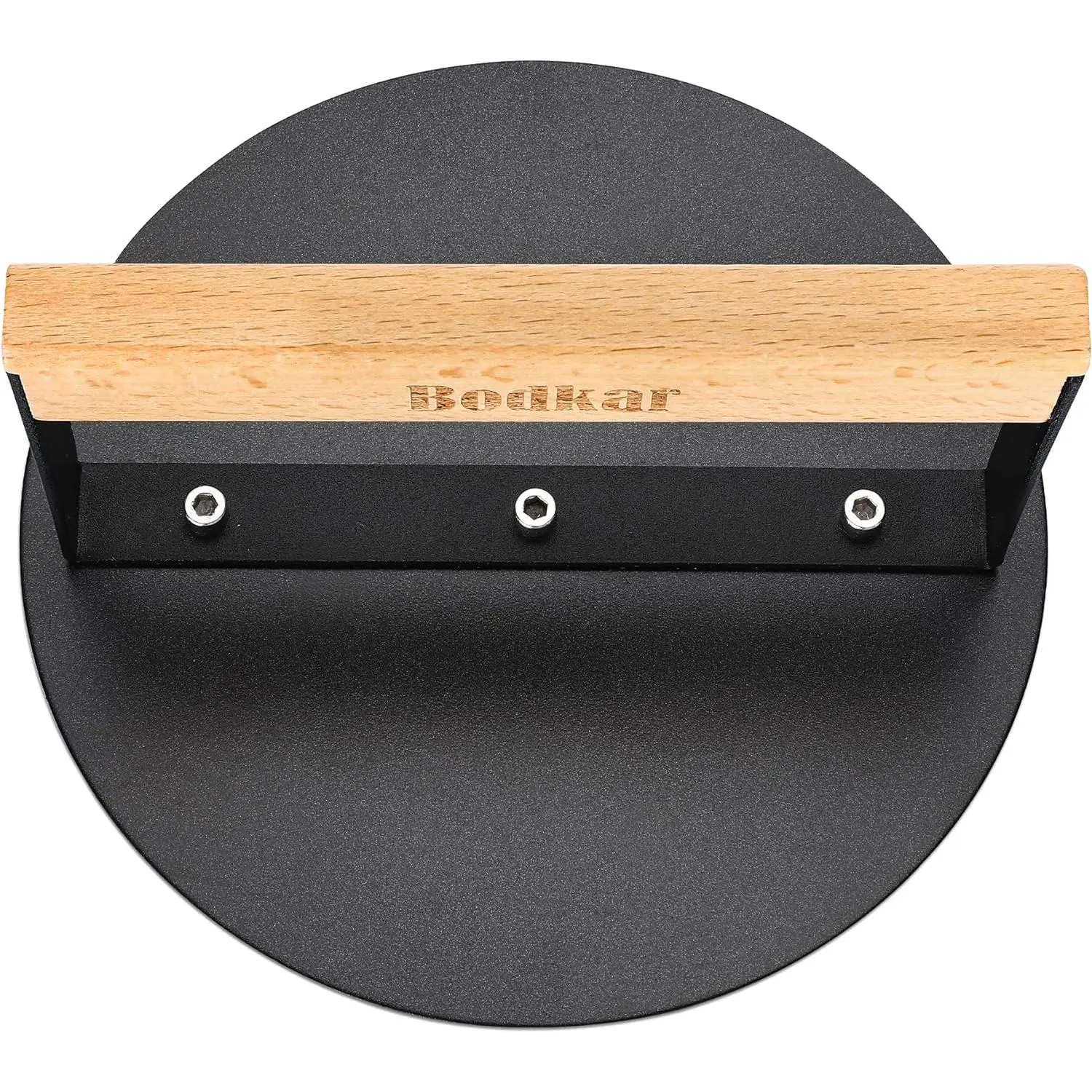 Smash Burger Press 6 inch, Round Burger Smasher Grill Press for Griddle Bacon Press Meat Steak Press with  Handle