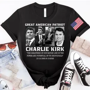 [ UNISEX SHIRT ] Justice for Charlie Kirk Shirt, True Patriot Charlie Kirk, Activist Shirt, Justice Shirt, Political Shirt, Charlie Kirk Memorial, American flag Shirt  - Trending - TShirt, Sweatshirt