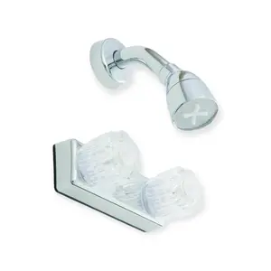 Empire Faucets 4" Chrome Shower Faucet with Shower Head